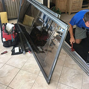 sliding glass door frame repair Poway